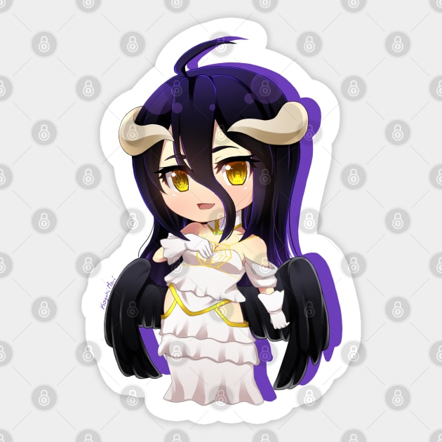 OverLord: Chibi Albedo Sticker by KoyukiMori